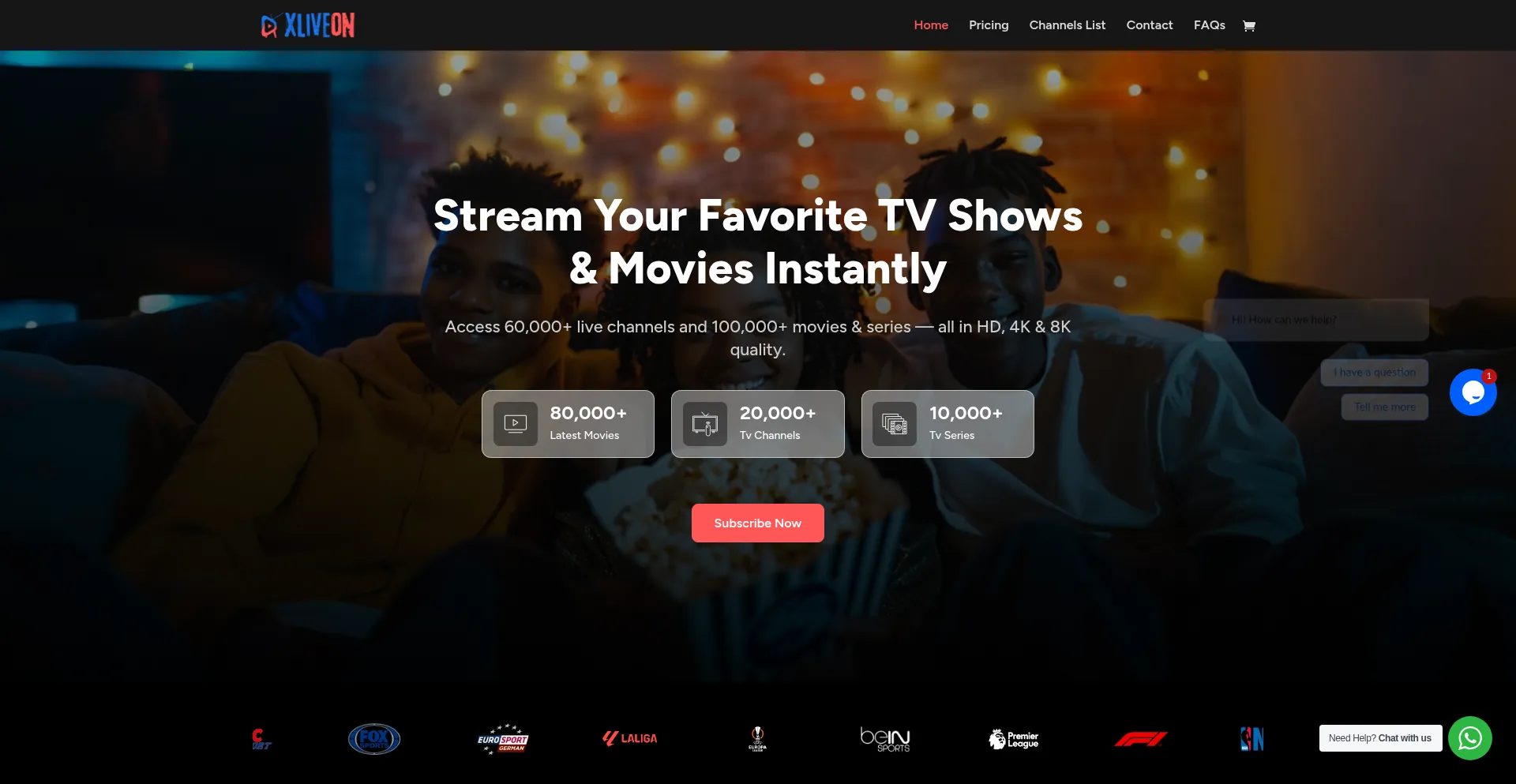 Xliveon.com Screenshot