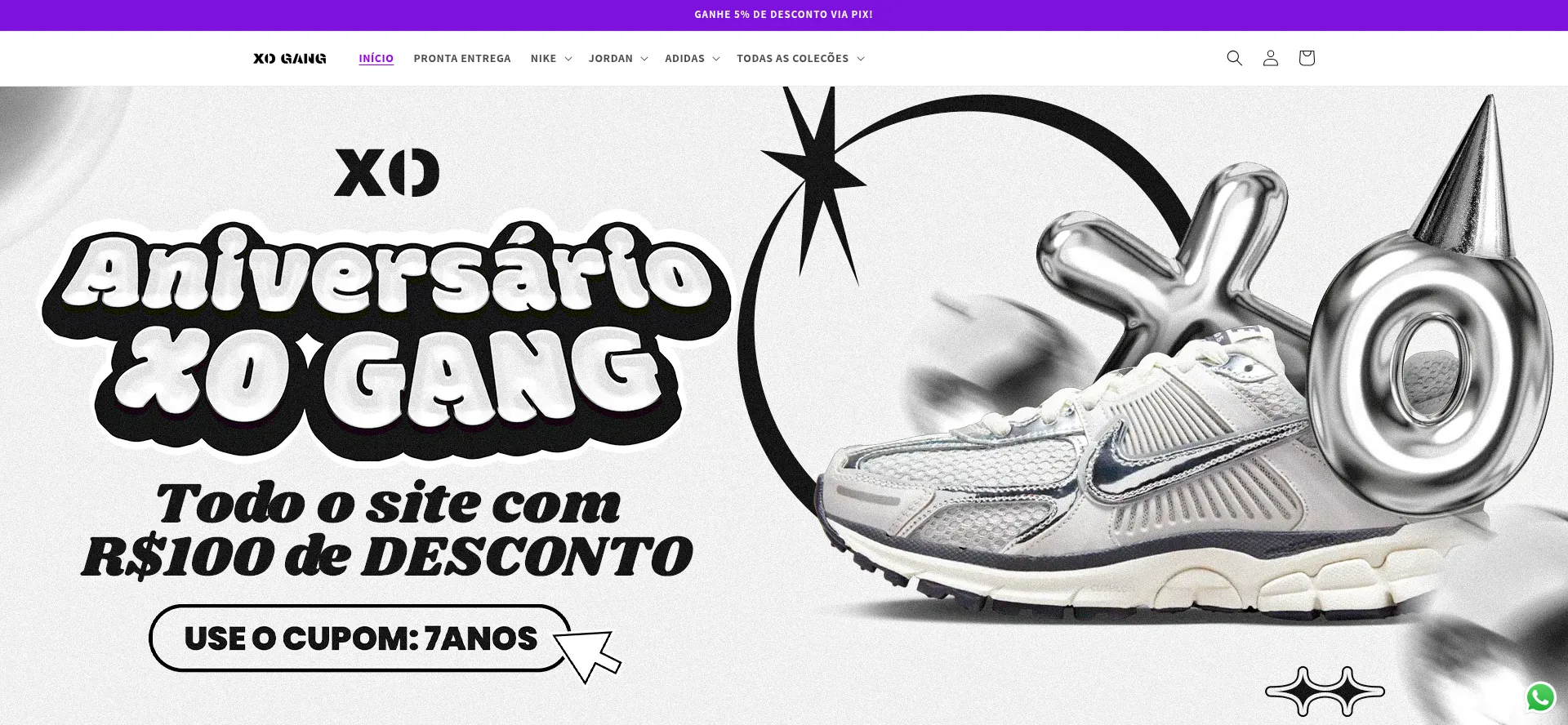 Website screenshot of Xogangbrazil.com