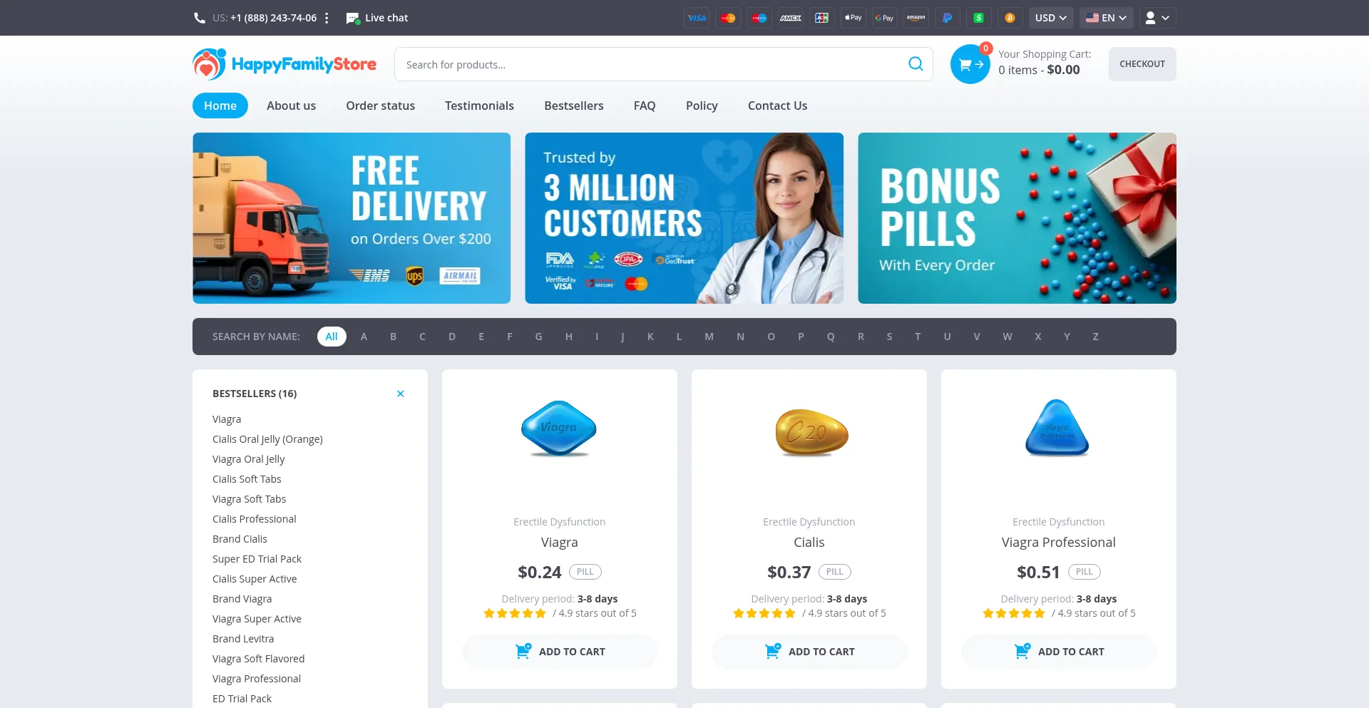 Website screenshot of Xrmedpharm.com