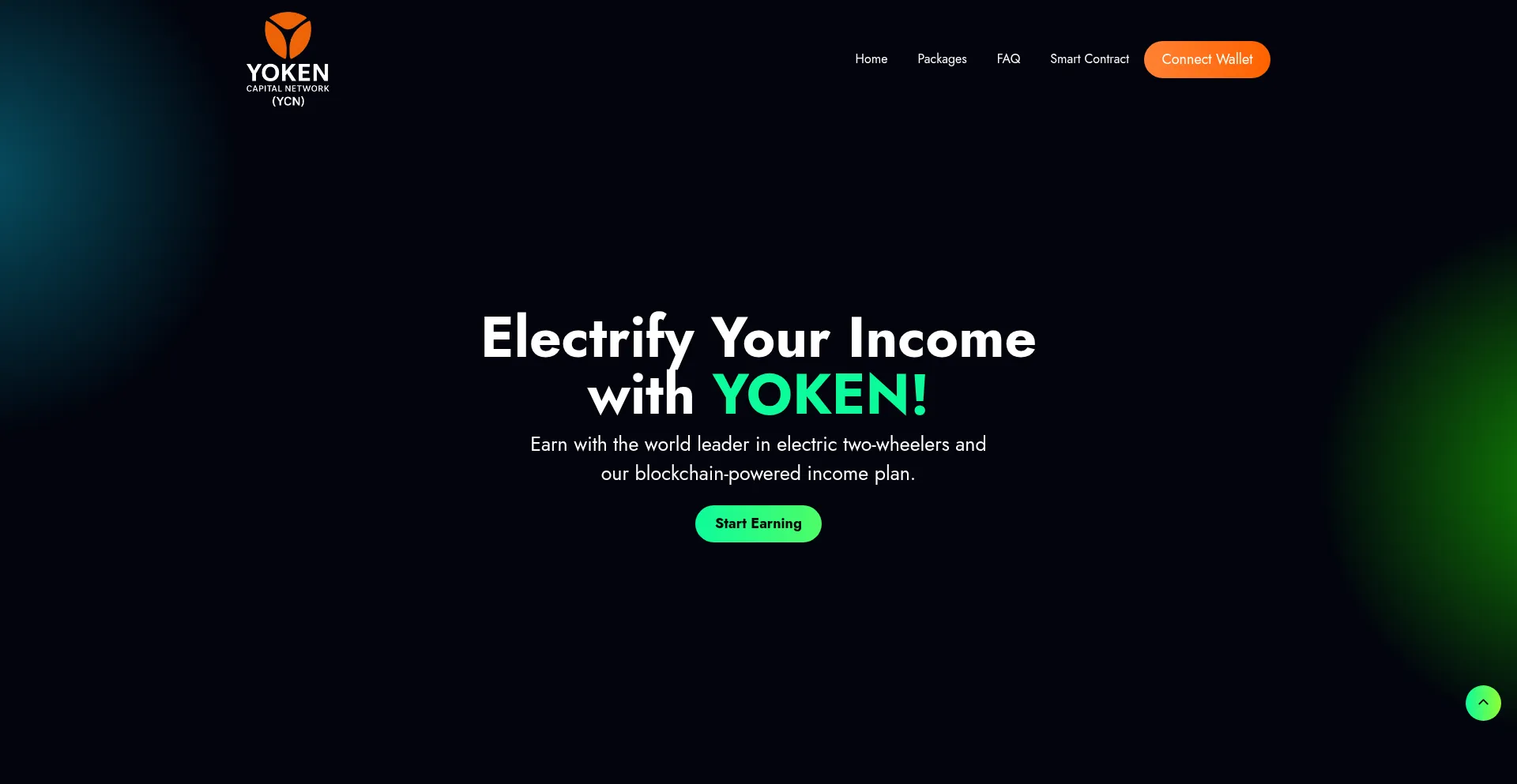 Website screenshot of Ycn.world