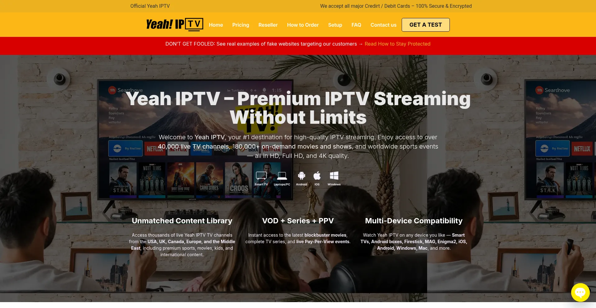 Yeahiptv.io é Seguro e Confiável?