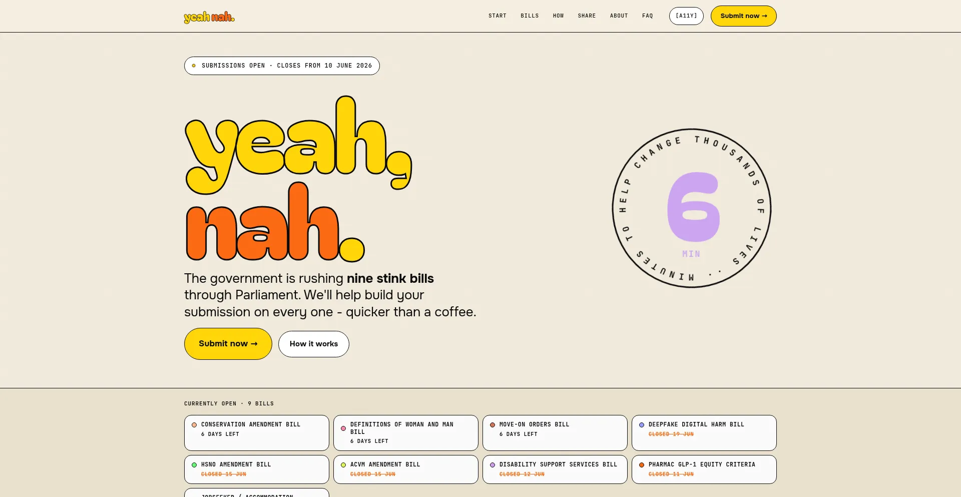 Yeahnahbills.org