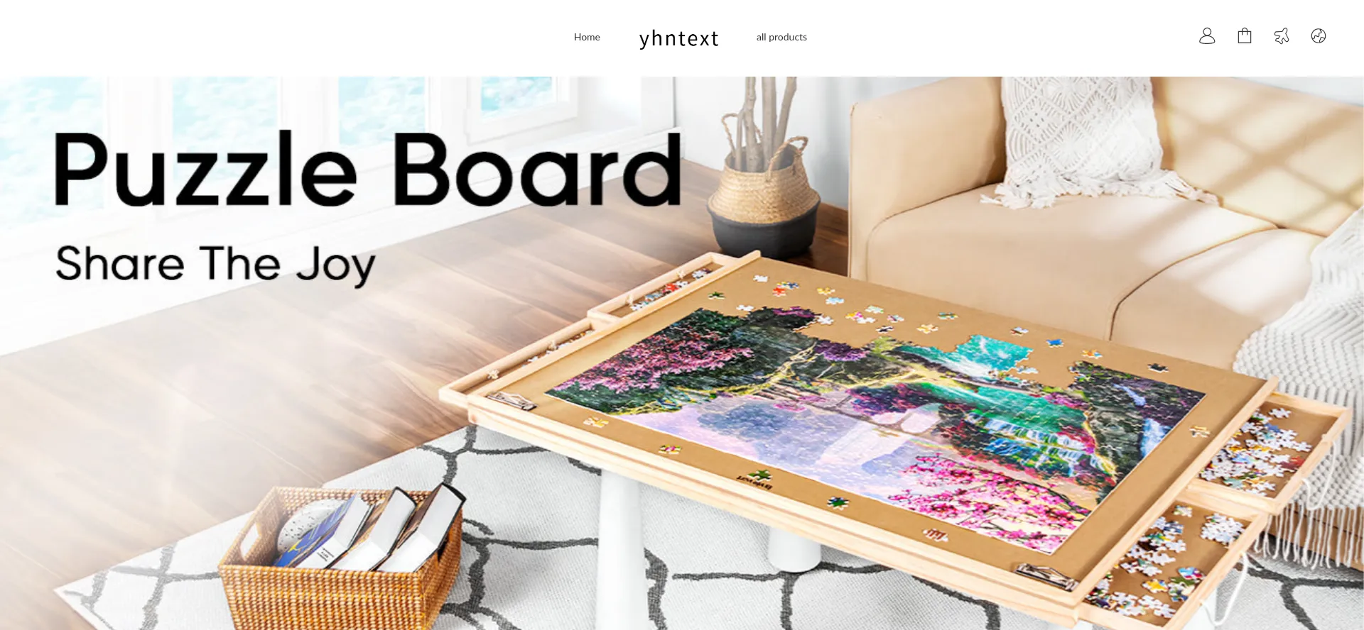 Website screenshot of Yhntext.com