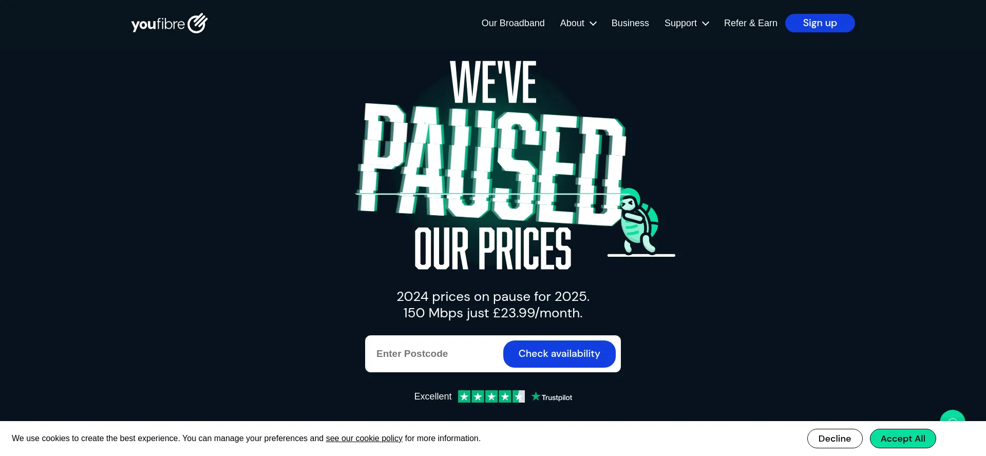 Youfibre.com Screenshot