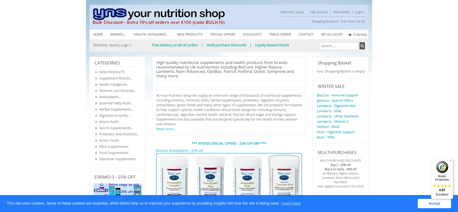 Yournutritionshop.com