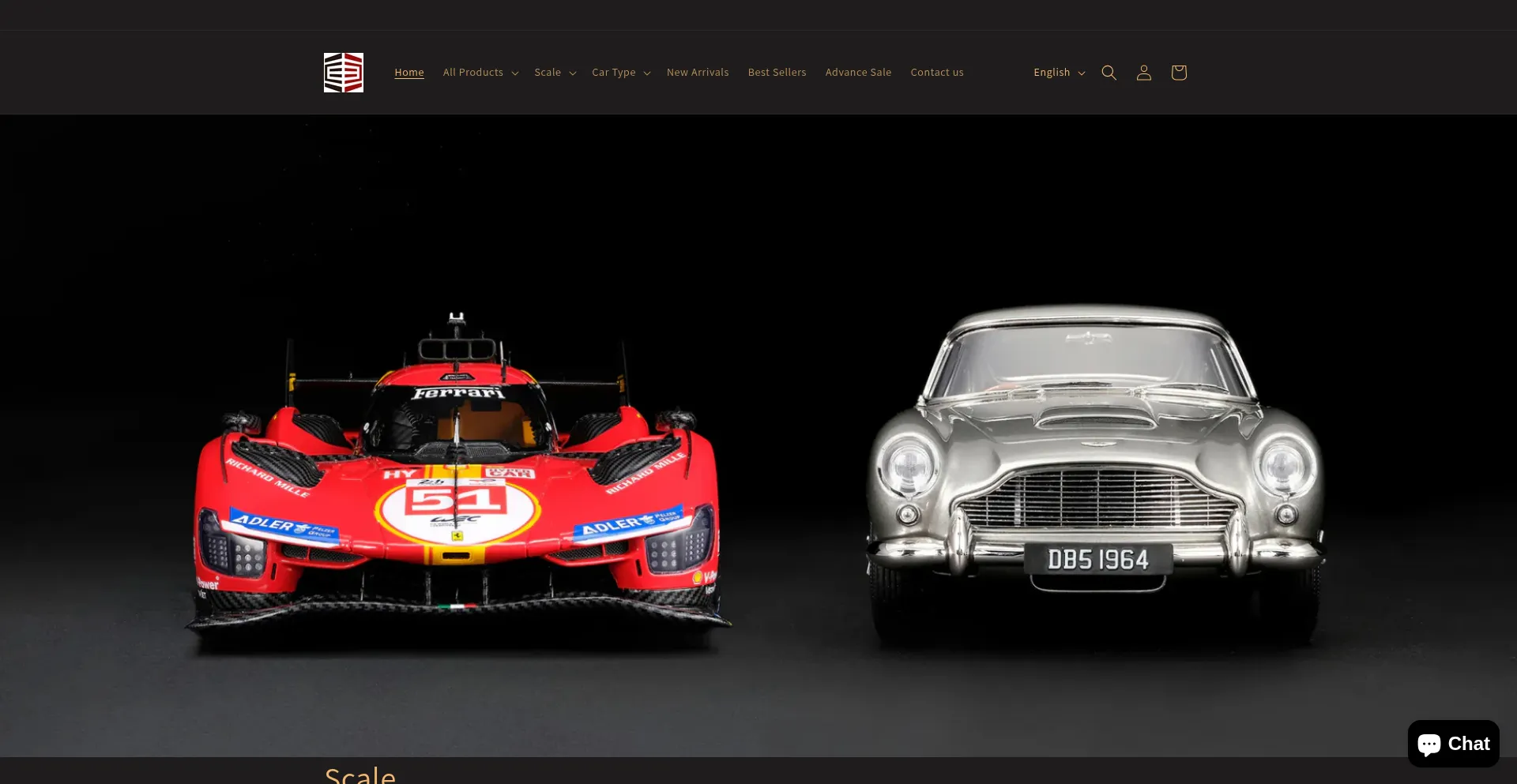 Website screenshot of Yxcarmodel.com