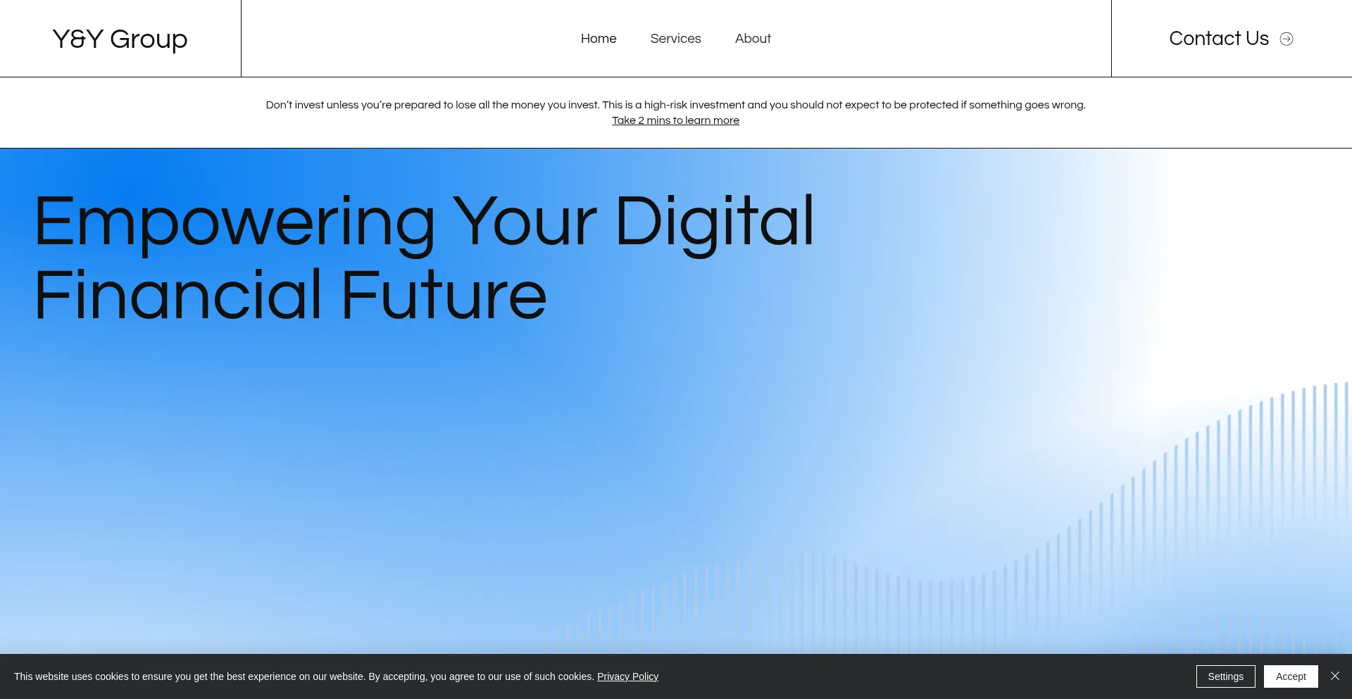 Website screenshot of Yygroupexchange.com