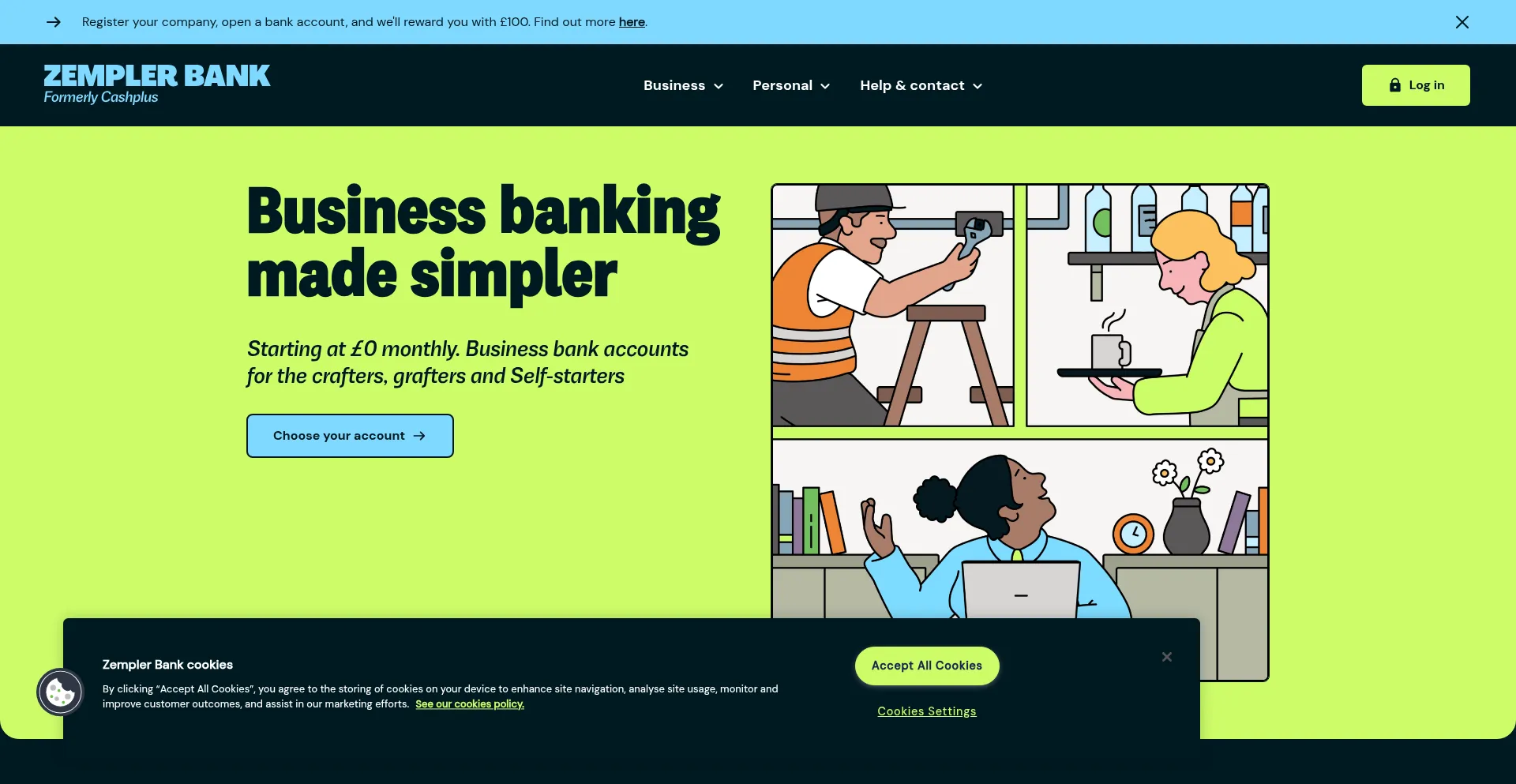 Zemplerbank.com Screenshot