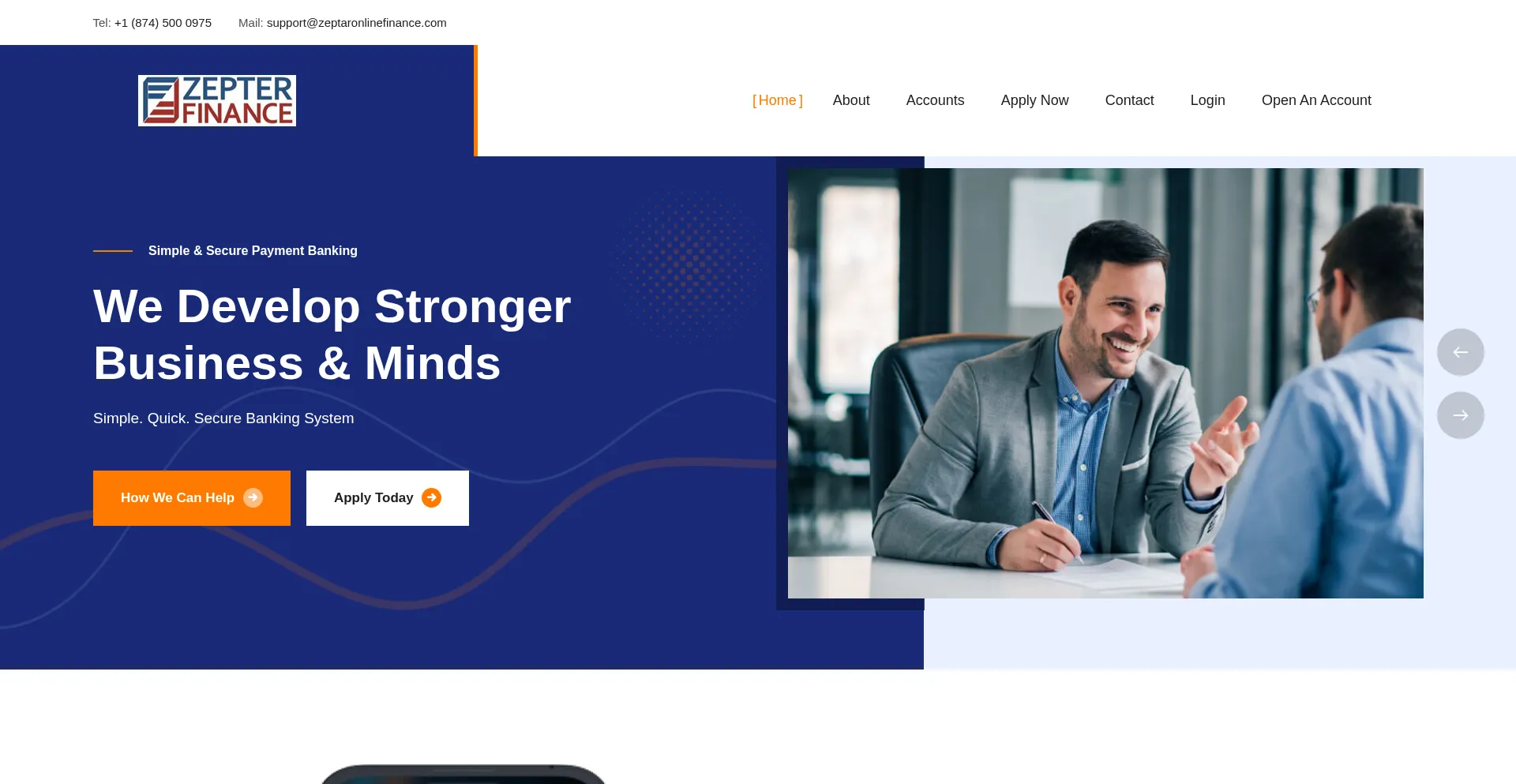 Zeptaronlinefinance.com é Seguro e Confiável?