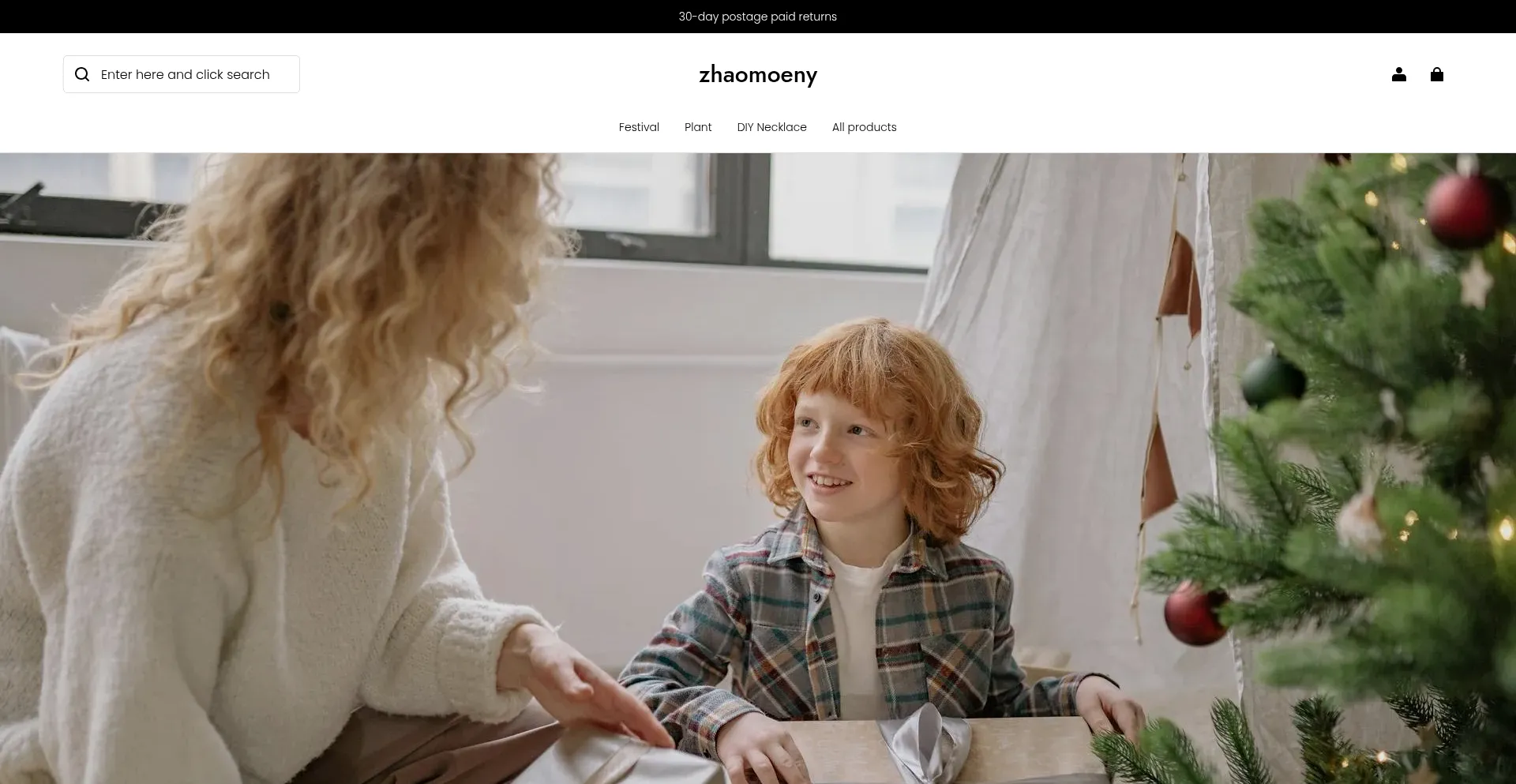 Website screenshot of Zhaomoeny.com