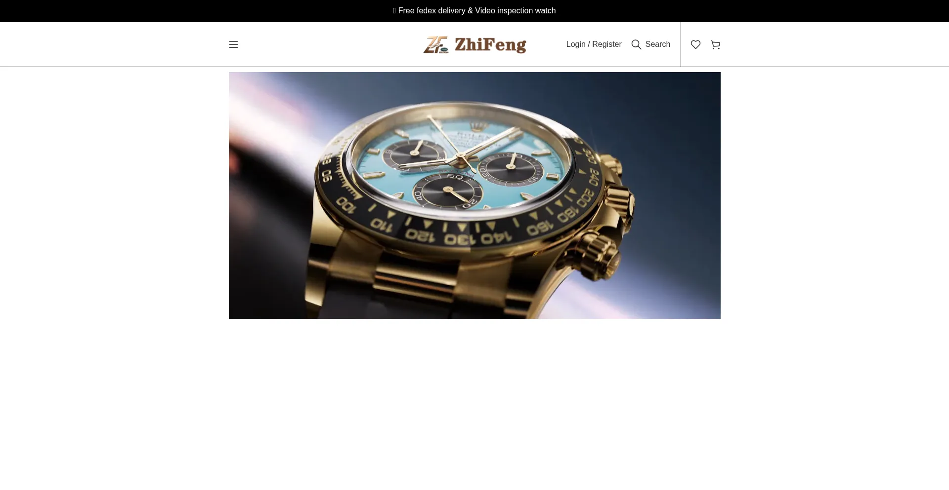 Website screenshot of Zhifeng.shop