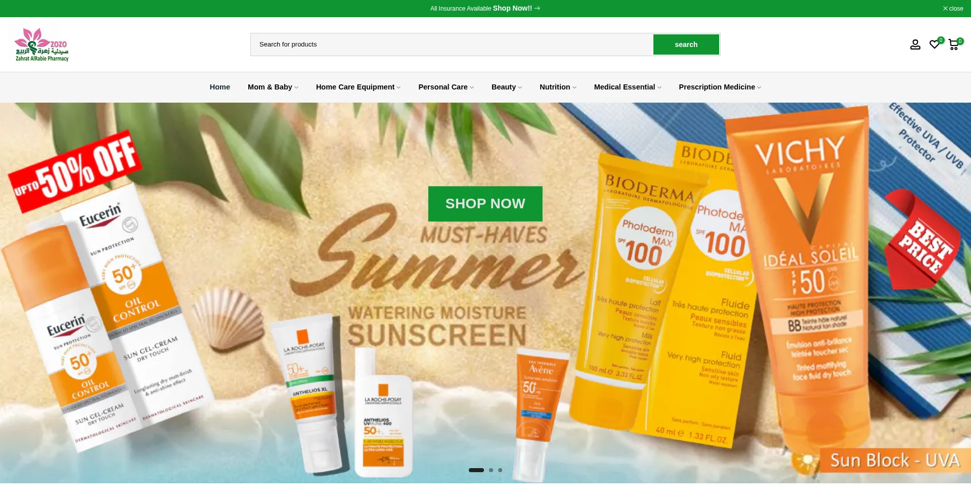 Zozopharmacy.com Screenshot