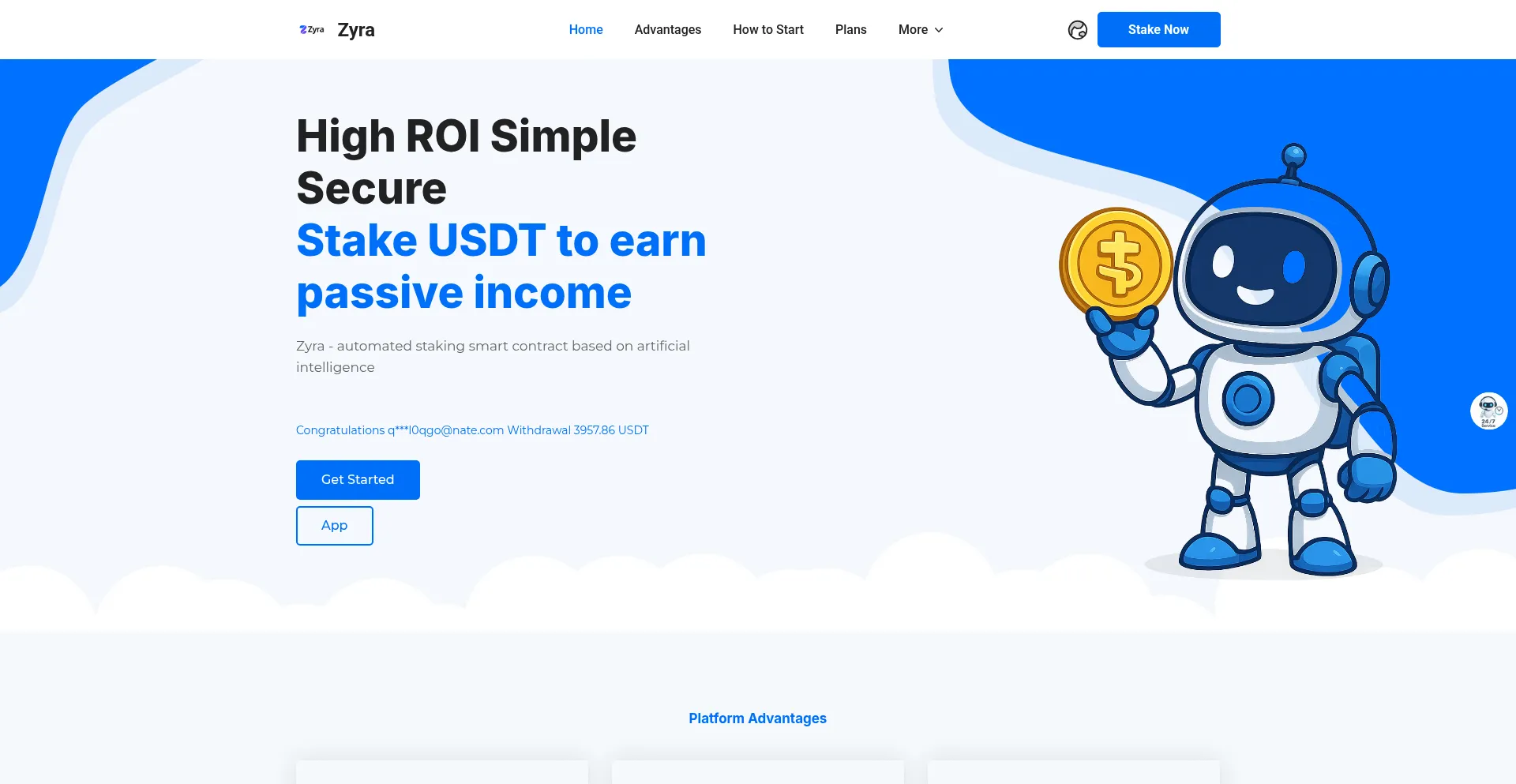 Website screenshot of Zyra-1.com